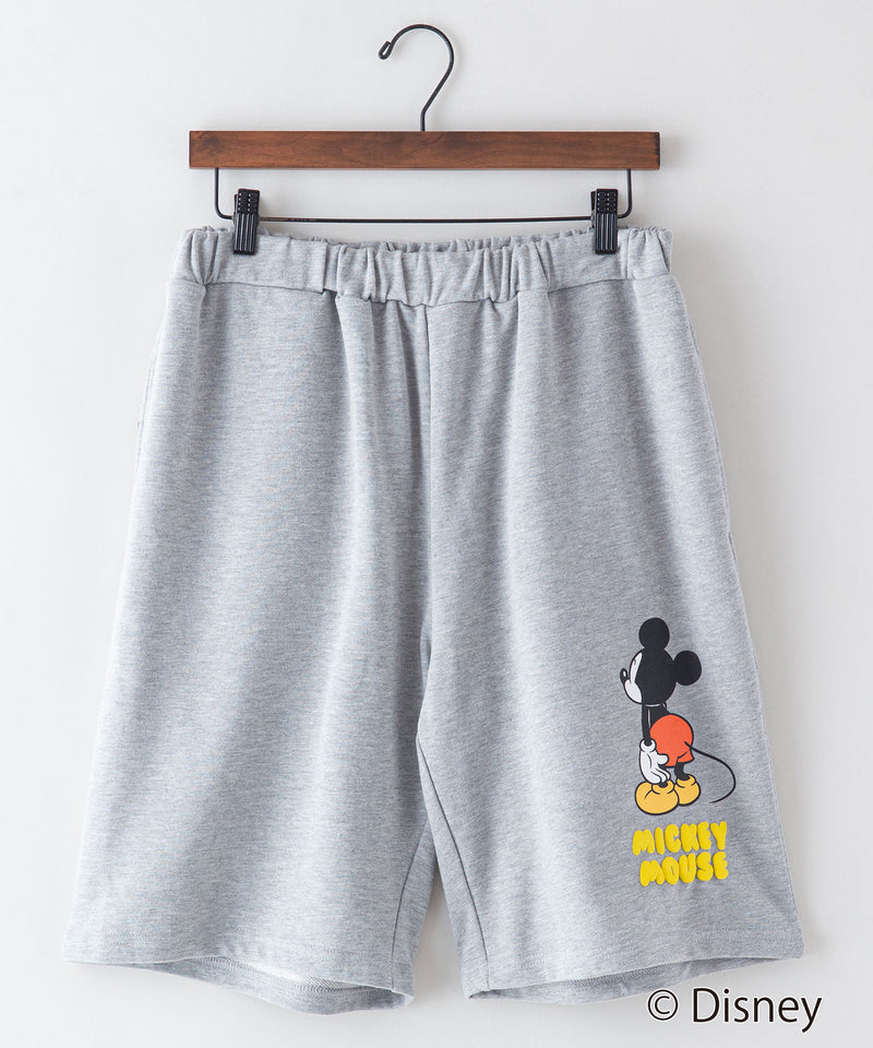 【DISNEY ディズニー】 ＜ミッキー＞別注 ミニ 裏毛  ショートパンツ OUTDOOR PRODUCTS アウトドア プロダクツ
