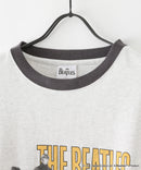 【THE BEATLES】 袖配色 ビッグ シルエット ロンT ツアーT バンドT ロックT 60年代 70年代 80年代 ビートルズ