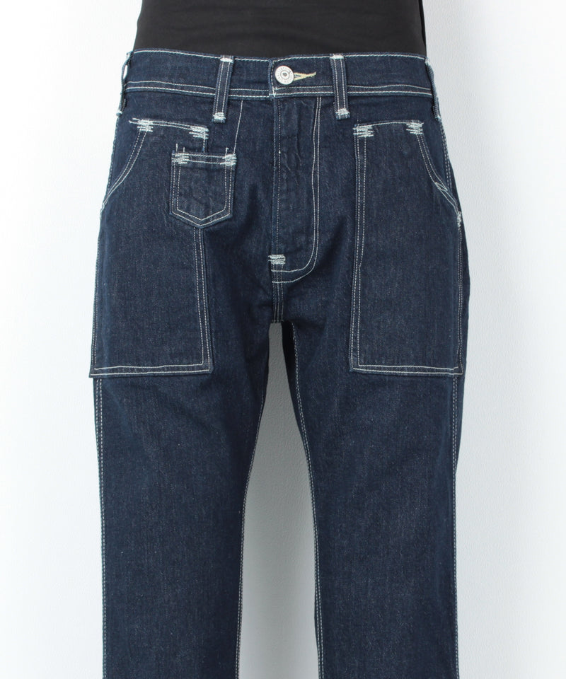 【公式通販限定取扱商品】Levi's RED 505 UTILITY DIAMOND SEA レギュラーストレート ワンウォッシュ A0135-0000