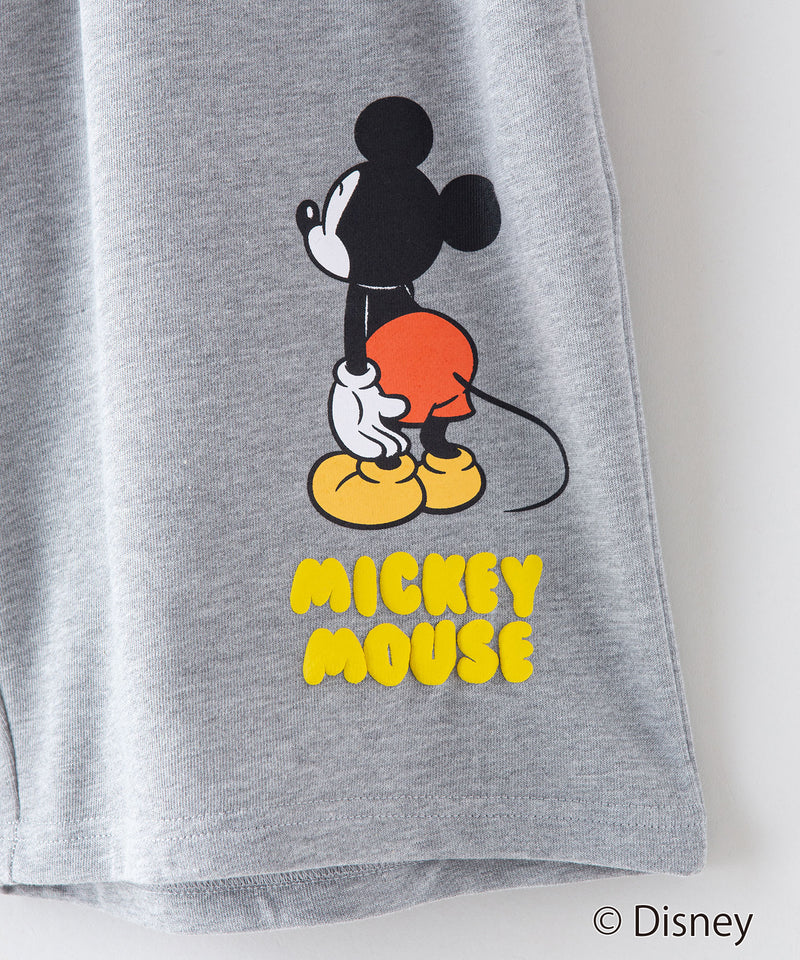 【DISNEY ディズニー】 ＜ミッキー＞別注 ミニ 裏毛  ショートパンツ OUTDOOR PRODUCTS アウトドア プロダクツ