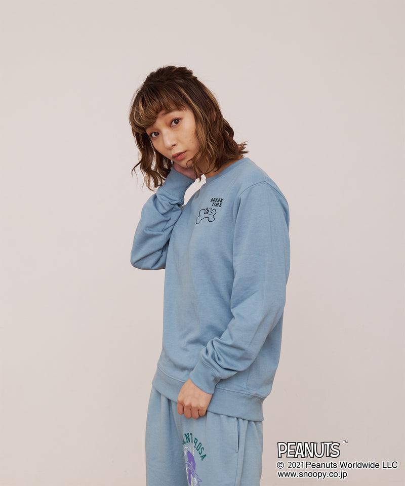 【PEANUTS】スヌーピー 裏毛スウェット トレーナー