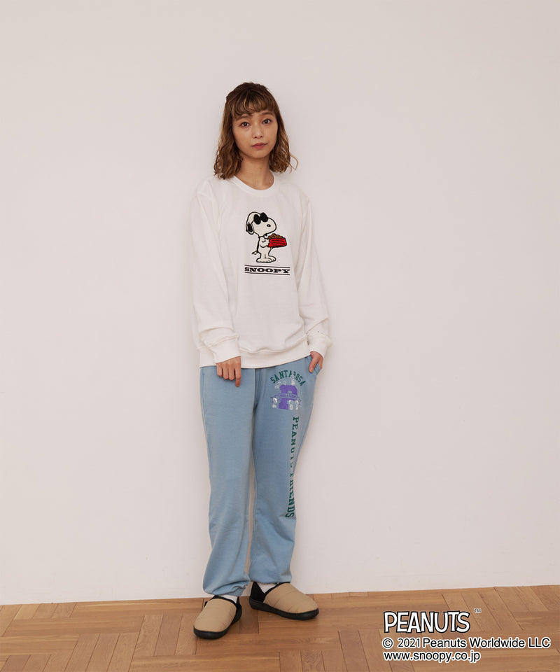【PEANUTS】スヌーピー 裏毛スウェット トレーナー