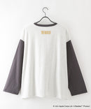 【THE BEATLES】 袖配色 ビッグ シルエット ロンT ツアーT バンドT ロックT 60年代 70年代 80年代 ビートルズ