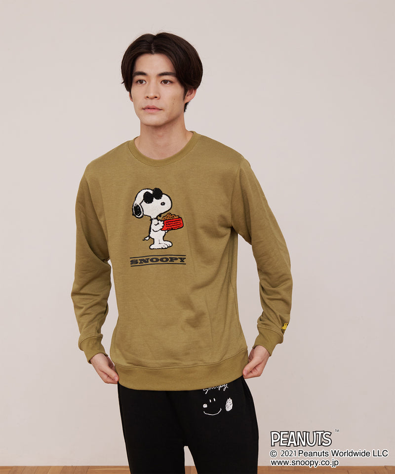 【PEANUTS】スヌーピー 裏毛スウェット トレーナー