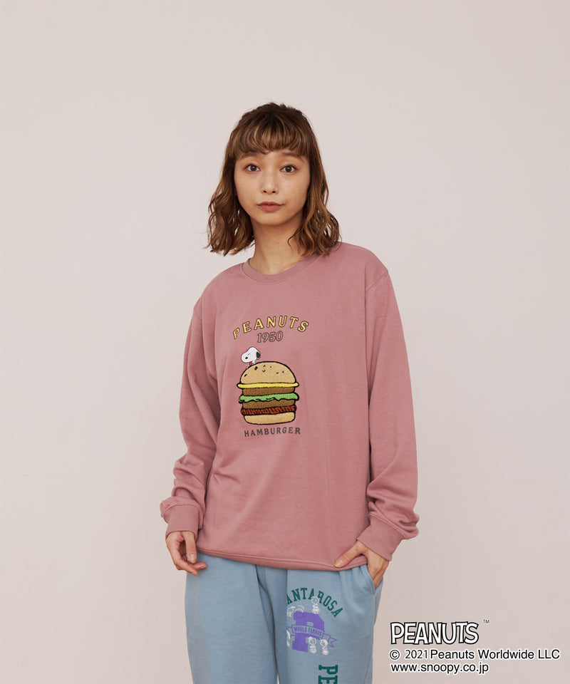 【PEANUTS】スヌーピー 裏毛スウェット トレーナー