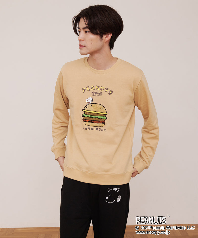 【PEANUTS】スヌーピー 裏毛スウェット トレーナー