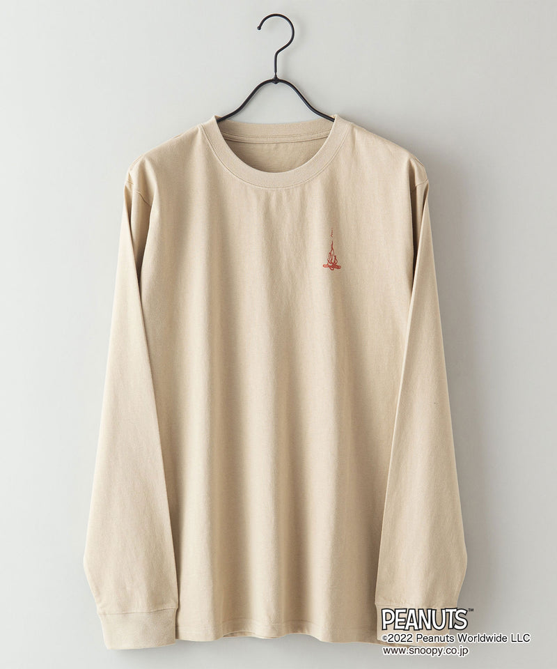 【PEANUTS ピーナッツ】 スヌーピー オリジナル デザイン ロング Tシャツ 長袖
