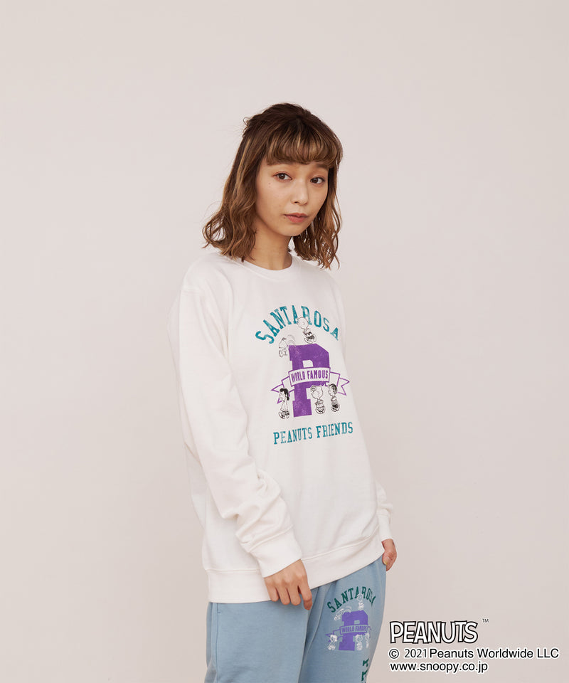 【PEANUTS】スヌーピー 裏毛スウェット トレーナー