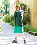 胸ポケット 付き ワイド シルエット ロング Tシャツ BEN DAVIS