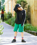 胸ポケット 付き ワイド シルエット ロング Tシャツ BEN DAVIS