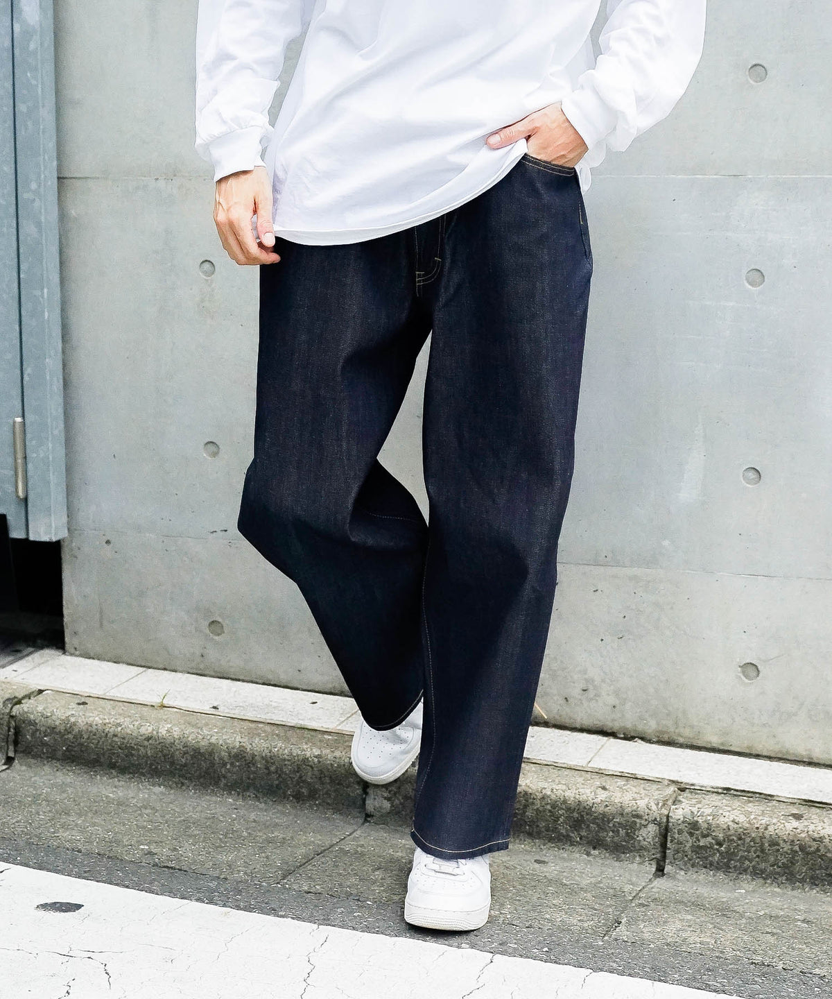 スーパーサイズド デニムパンツ ビッグ シルエット BIG