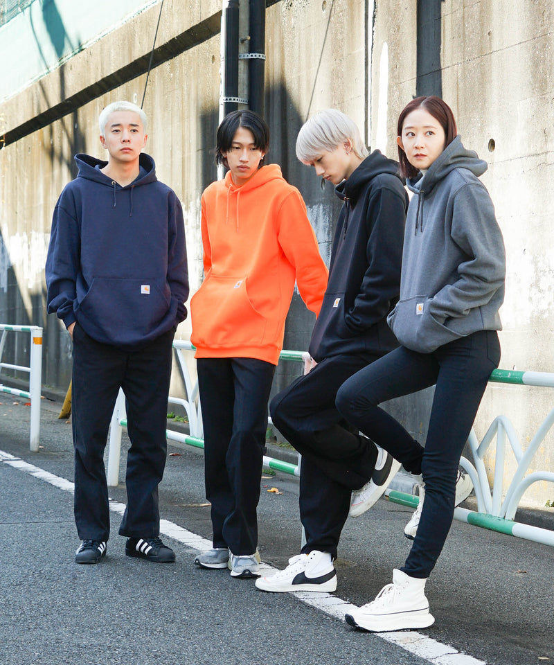 【オンラインショップ限定】CARHARTT カーハート  パーカー ミッドウェイト フーデッド スウェット プルオーバー PULLOVER シンプル 無地 ビッグ シルエット メンズ レディース 大きいサイズ