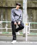 ヘビー ウェイト 裏起毛 ミニゴリラ ワンポイント ロゴ  クルーネック スウェット トレーナー BEN DAVIS