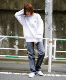 ヘビー ウェイト 裏起毛 ミニゴリラ ワンポイント ロゴ  クルーネック スウェット トレーナー BEN DAVIS