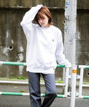 ヘビー ウェイト 裏起毛 ミニゴリラ ワンポイント ロゴ  クルーネック スウェット トレーナー BEN DAVIS