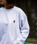 ヘビー ウェイト 裏起毛 ミニゴリラ ワンポイント ロゴ  クルーネック スウェット トレーナー BEN DAVIS