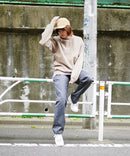 ヘビー ウェイト 裏起毛 ミニゴリラ ワンポイント ロゴ  クルーネック スウェット トレーナー BEN DAVIS