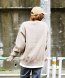 ヘビー ウェイト 裏起毛 ミニゴリラ ワンポイント ロゴ  クルーネック スウェット トレーナー BEN DAVIS