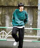 ヘビー ウェイト 裏起毛 ミニゴリラ ワンポイント ロゴ  クルーネック スウェット トレーナー BEN DAVIS