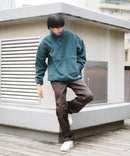 レトロ フリース  胸ロゴ 刺繍 スタンド スナップボタン BEN DAVIS