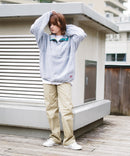 レトロ フリース  胸ロゴ 刺繍 スタンド スナップボタン BEN DAVIS