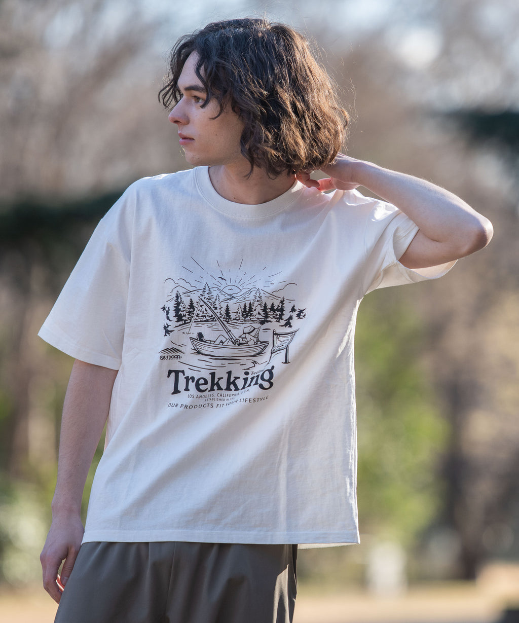 USA コットン プリント Tシャツ OUTDOOR PRODUCTS アウトドア