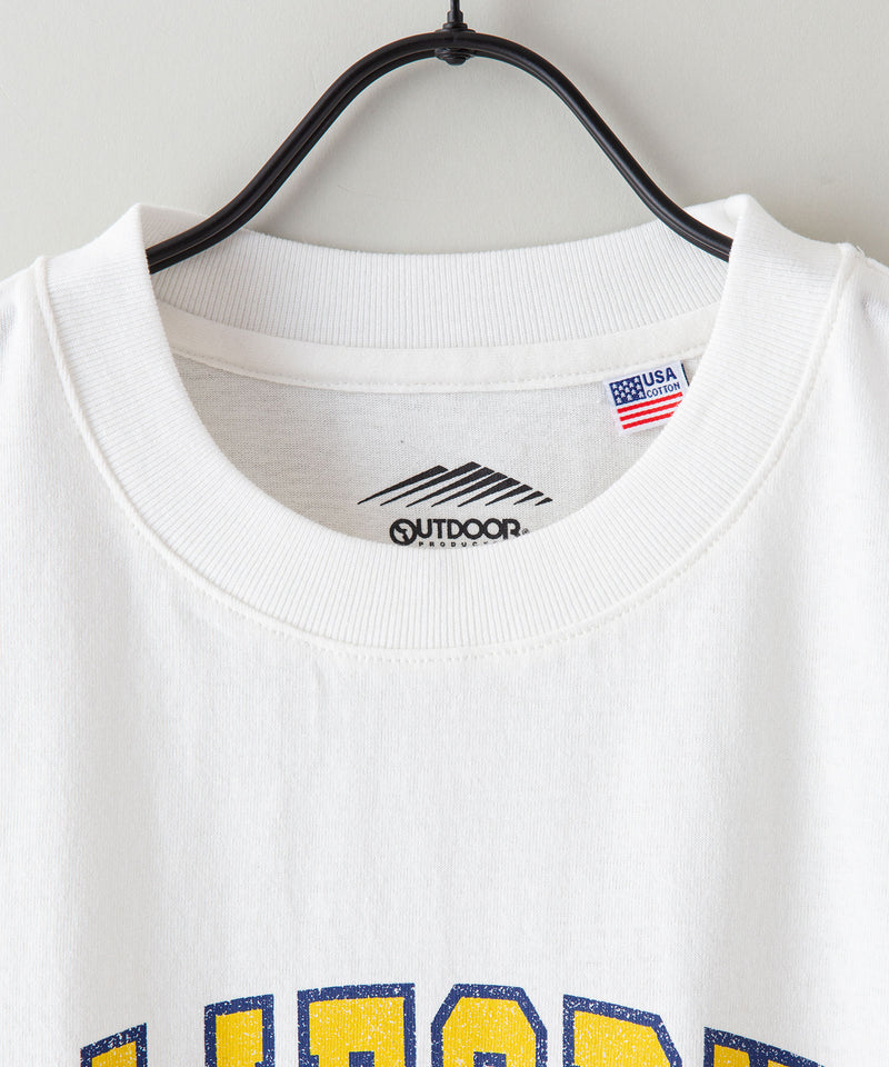 USAコットン カレッジ プリント Tシャツ レディース  OUTDOOR PRODUCTS アウトドア プロダクツ