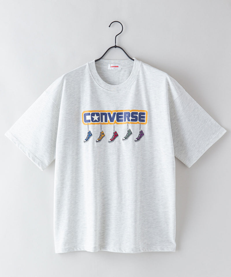 5シューズ 刺繍 Tシャツ オールスター 刺繍 CONVESE コンバース