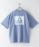厚盛 発泡 プリント ヘビーウェイト ビッグ Tシャツ GERRY ジェリー ブルー ❘ジーンズメイト公式オンラインショップ