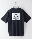 厚盛 発泡 プリント ヘビーウェイト ビッグ Tシャツ GERRY ジェリー ブラック ❘ジーンズメイト公式オンラインショップ