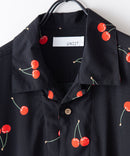 接触冷感 総柄 アロハシャツ レーヨン100％ オープンカラー 開襟 ストリート モード カジュアル 夏服  UNIIT ユニット