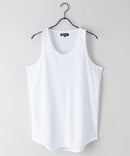 梨地 Tシャツ 裾ラウンド タンクトップ 2点セット ❘ジーンズメイト公式オンラインショップ