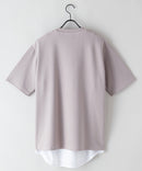 梨地 Tシャツ 裾ラウンド タンクトップ 2点セット ❘ジーンズメイト公式オンラインショップ