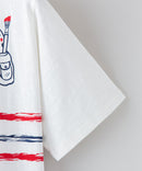 ペンギン プリント Tシャツ スラブ さらさら BLUE STANDARD ブルースタンダード