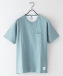 ペンギン プリント Tシャツ スラブ さらさら BLUE STANDARD ブルースタンダード