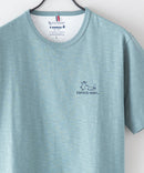 ペンギン プリント Tシャツ スラブ さらさら BLUE STANDARD ブルースタンダード