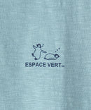 ペンギン プリント Tシャツ スラブ さらさら BLUE STANDARD ブルースタンダード