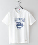 ペンギン プリント Tシャツ スラブ さらさら BLUE STANDARD ブルースタンダード