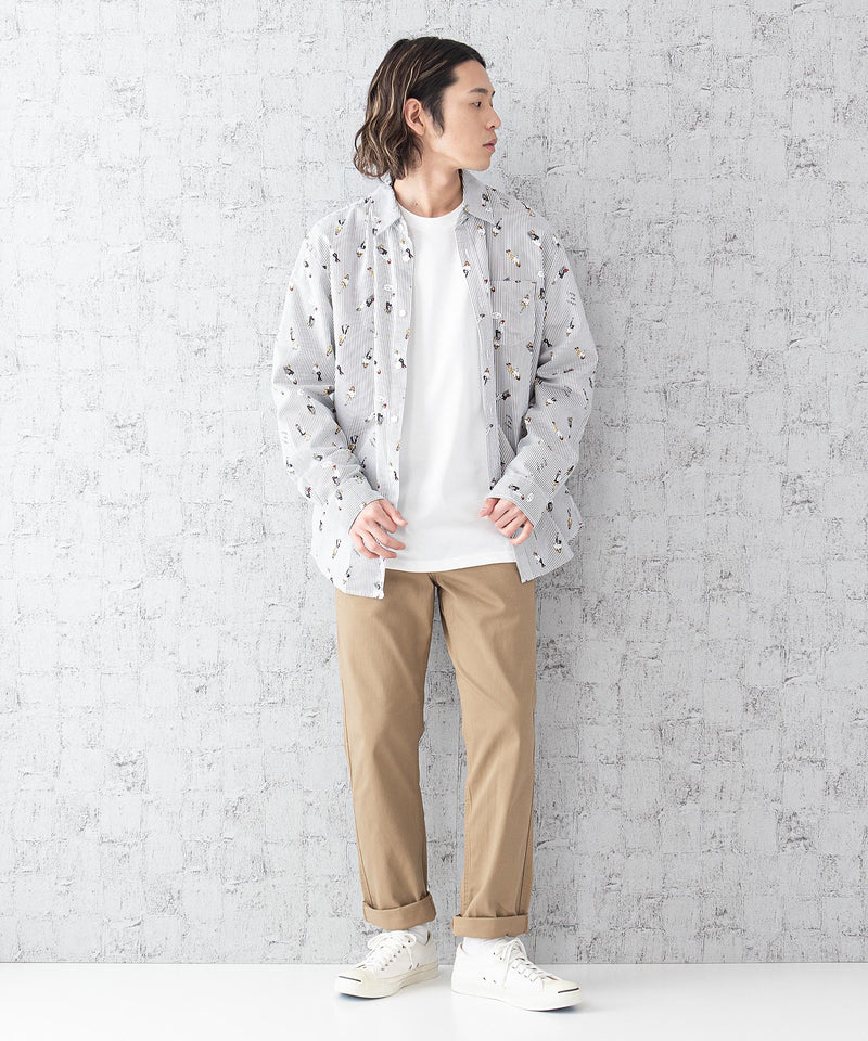 オックス総柄シャツ
