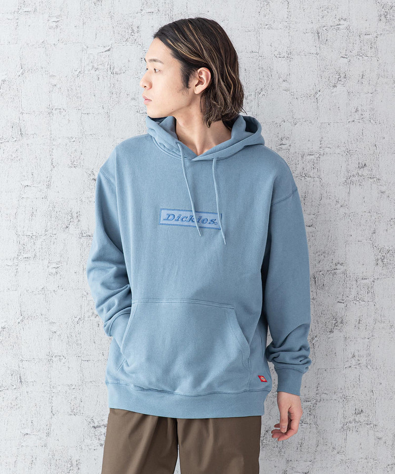 ボックス刺繍プルパーカー