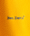 レトロ フリース  胸ロゴ 刺繍 スタンド スナップボタン BEN DAVIS