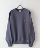 ヘビー ウェイト 裏起毛 ミニゴリラ ワンポイント ロゴ  クルーネック スウェット トレーナー BEN DAVIS