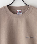 ヘビー ウェイト 裏起毛 ミニゴリラ ワンポイント ロゴ  クルーネック スウェット トレーナー BEN DAVIS