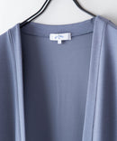 【KAITEKI+】RACOOL ラクール 7分袖 カーディガン 接触 冷感 ソフトタッチ ストレッチ 滑らか 快適 夏服 クールビズ レーヨン リラクシングウェア 冷房対策