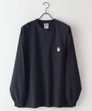 胸ポケット 付き ワイド シルエット ロング Tシャツ BEN DAVIS