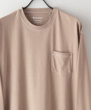 汗染み 目立ちにくい ZEROSTAIN カラー 配色 ステッチ ロング Tシャツ 長袖 ゼロステイン ビッグ シルエット BIG