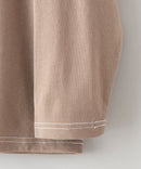 汗染み 目立ちにくい ZEROSTAIN カラー 配色 ステッチ ロング Tシャツ 長袖 ゼロステイン ビッグ シルエット BIG