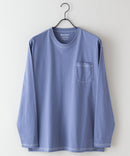 汗染み 目立ちにくい ZEROSTAIN カラー 配色 ステッチ ロング Tシャツ 長袖 ゼロステイン ビッグ シルエット BIG