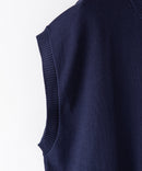 ワンポイント 刺繍 ビッグ シルエット ニット ベスト  U.S.POLO ASSN.