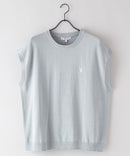 ワンポイント 刺繍 ビッグ シルエット ニット ベスト  U.S.POLO ASSN.